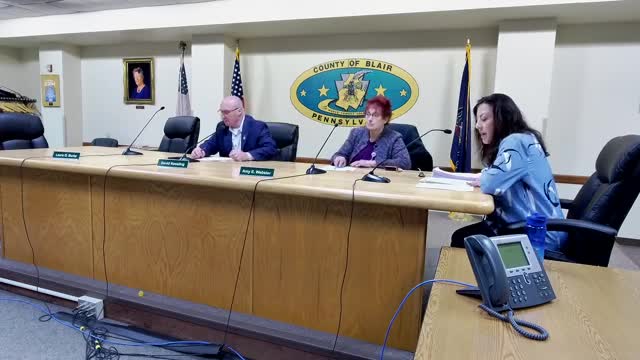 Blair County Commissioners approve multiple contracts for prison and social services