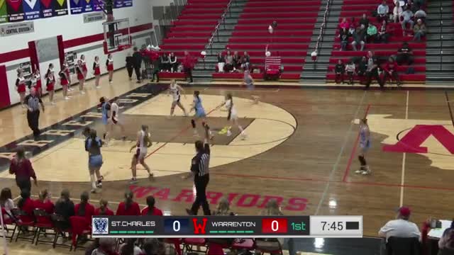 Warrenton Warriors dominate Saint Charles Pirates with aggressive defense and fast break offense