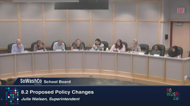 Board approves annual policy updates after heated debate over signage and inclusivity