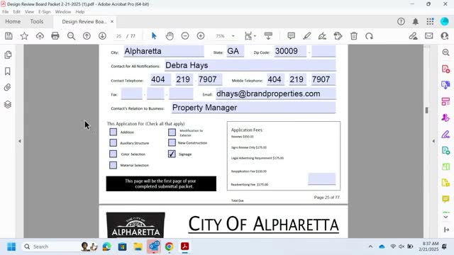 Henderson Commons to get new monument signs; DRB requires larger bases and LED strip lighting