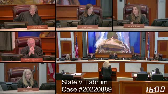 Utah Supreme Court hears argument in State v. Labrum over limits on refiling criminal charges