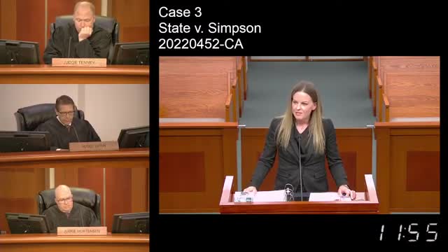Court reviews evidence admissibility in Gabrielle Simpson sexual assault trial