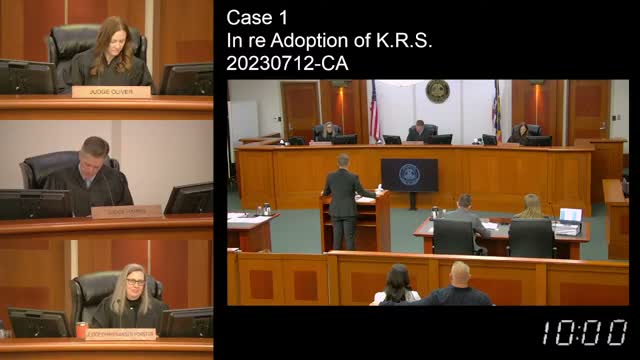 Utah Court of Appeals hears novel dispute over when a district-court termination of parental rights is appealable