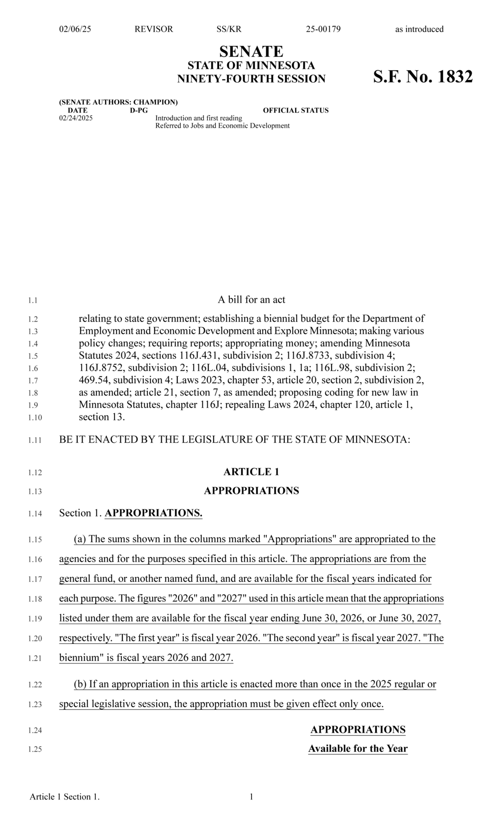 Minnesota allocates $12.37 million for investment and redevelopment programs