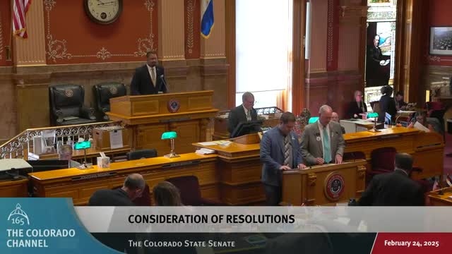 Colorado Senate adopts resolution marking 3rd anniversary of war in Ukraine, adds President to recipients