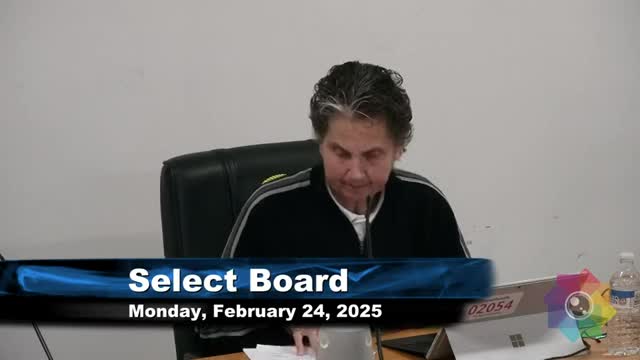 Millis Select Board closes warrant, ratifies appointments, refers FEMA zoning changes and schedules executive session