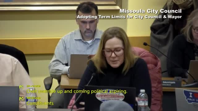 Missoula City Council faces backlash over denied public hearing on term limits