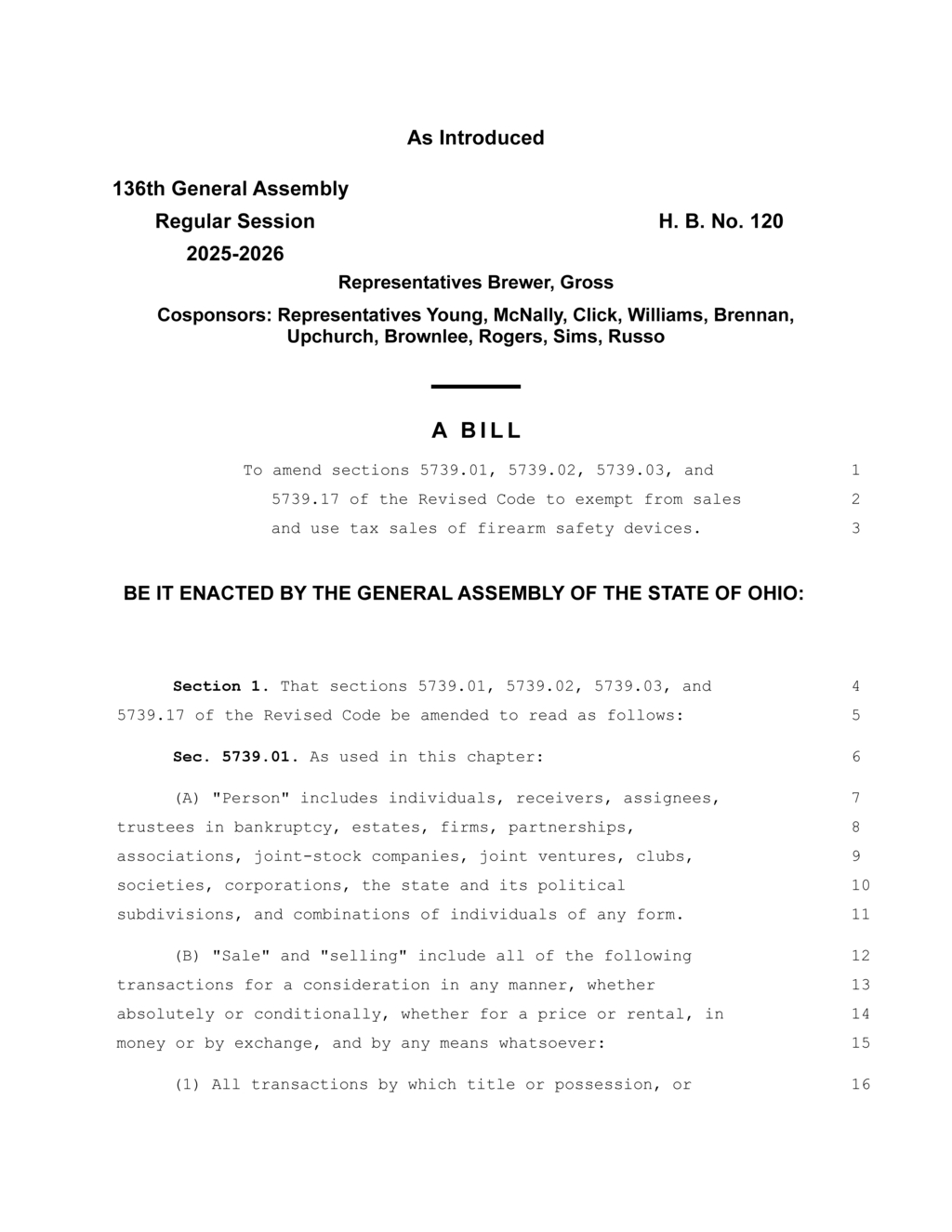 New tax exemption rules proposed for nonprofit sales by Ohio legislators