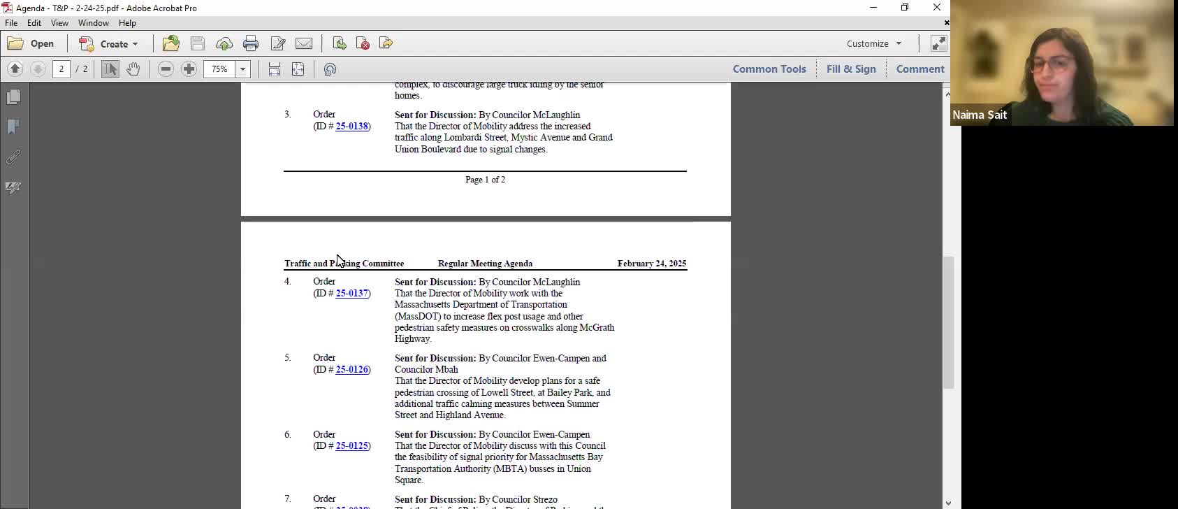 City says flex posts will be installed on McGrath Highway this construction season; heavier separators remain a longer‑term goal