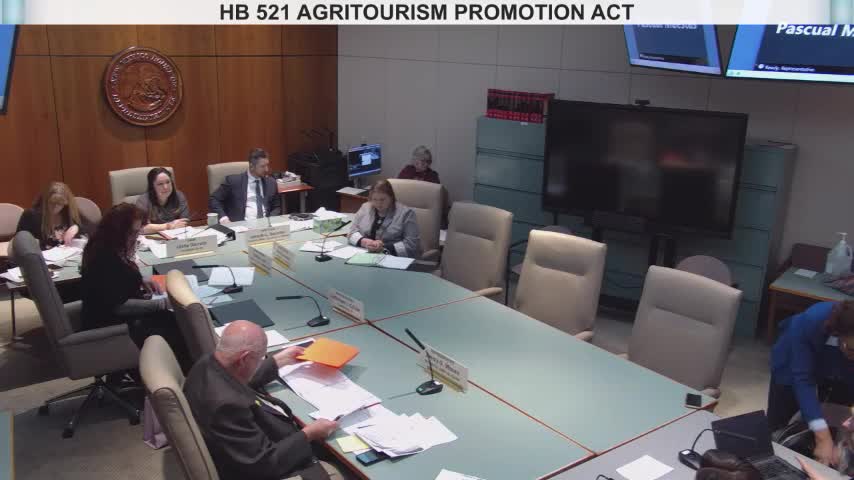 Committee unanimously backs agritourism liability protections to support farms and rural tourism