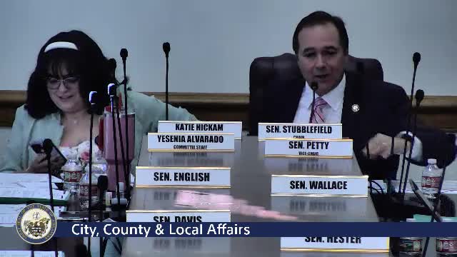 Senate City, County & Local Affairs Committee recesses after SB252 postponed