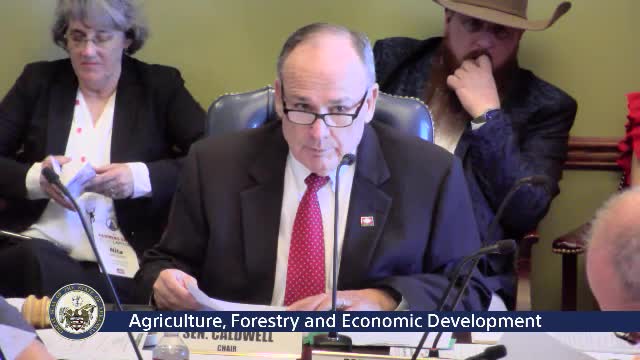 Senate Agriculture committee advances a package of agriculture, forestry and rural-development bills