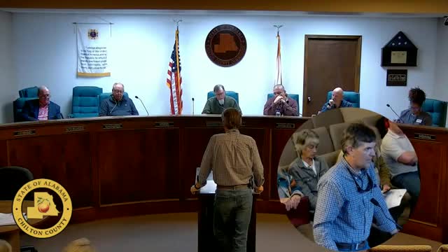 Maplesville residents confront county officials over sewage and illegal business issues