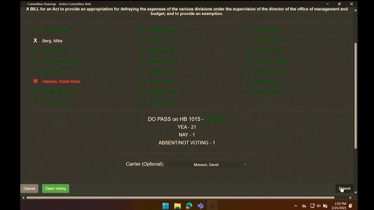Committee advances DHHS budget with new behavioral‑health investments and hospital financing plan