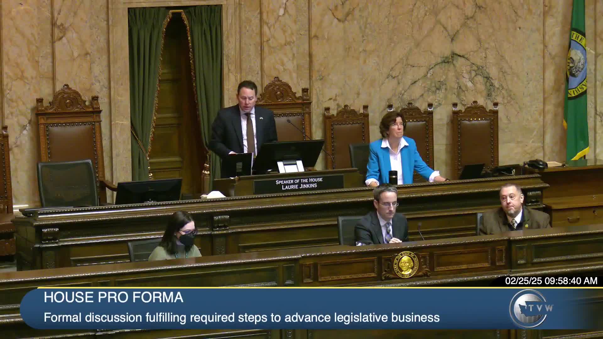 House adjourns until February 26 after approving previous day's minutes