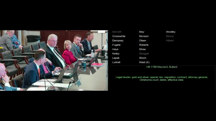 Committee approves measure allowing limited state investment in digital assets with a 10% cap