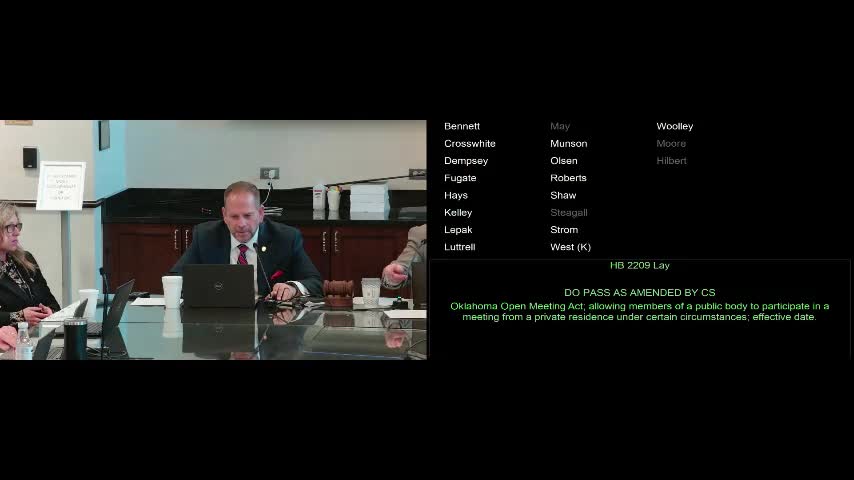 Committee advances PCS to track federal block grants, competitive grants and monetary relief