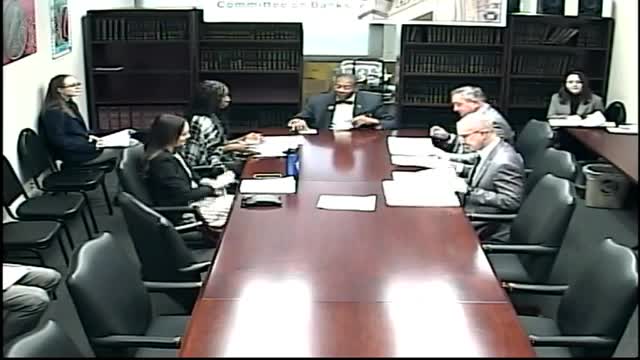 Senator Sanders chairs banking committee meeting with seven bills under review