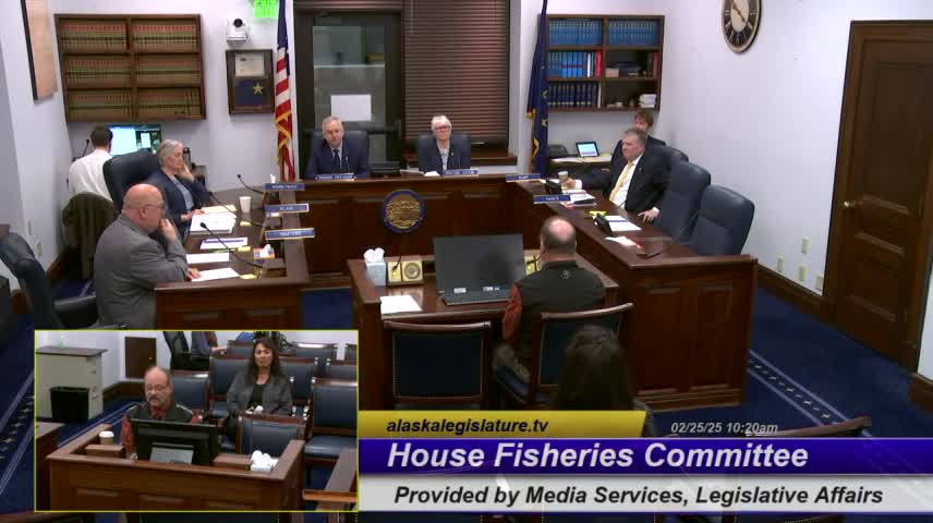 Alaska Seafood Task Force addresses fishing permit concerns at legislative meeting