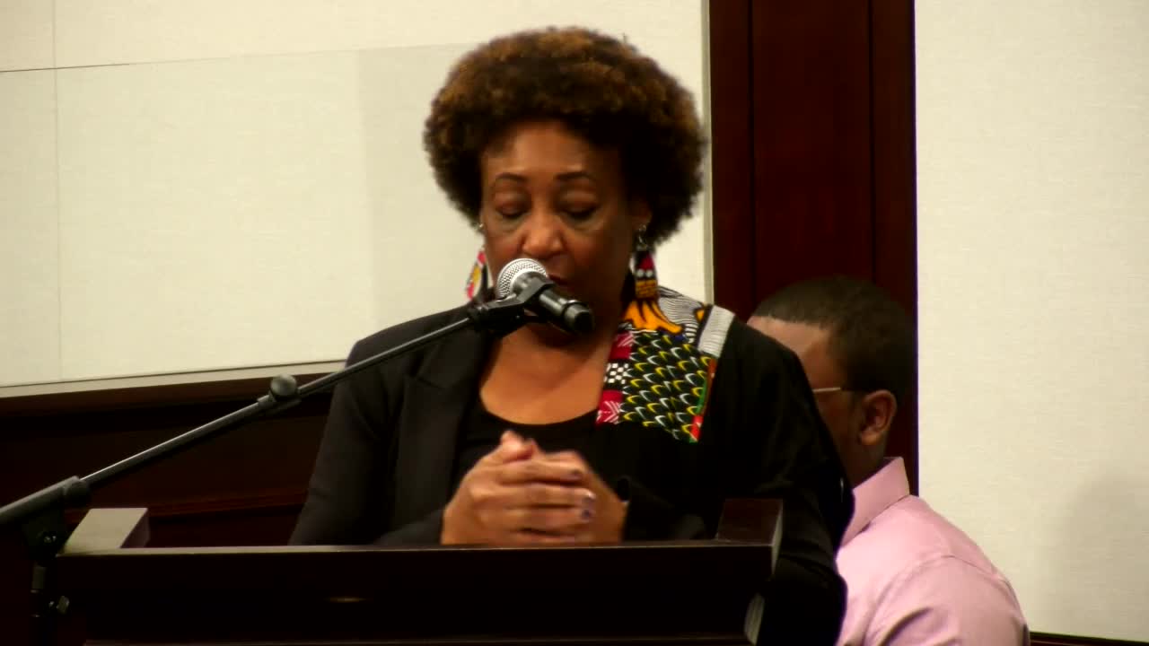 Kenny Battle performs National Black Anthem at Black History Month celebration