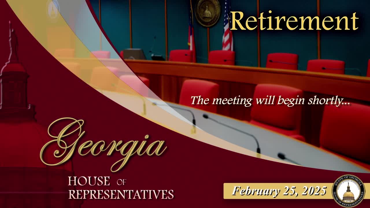 Georgia Committee reviews House Bill 406 to raise judges retirement age to 65