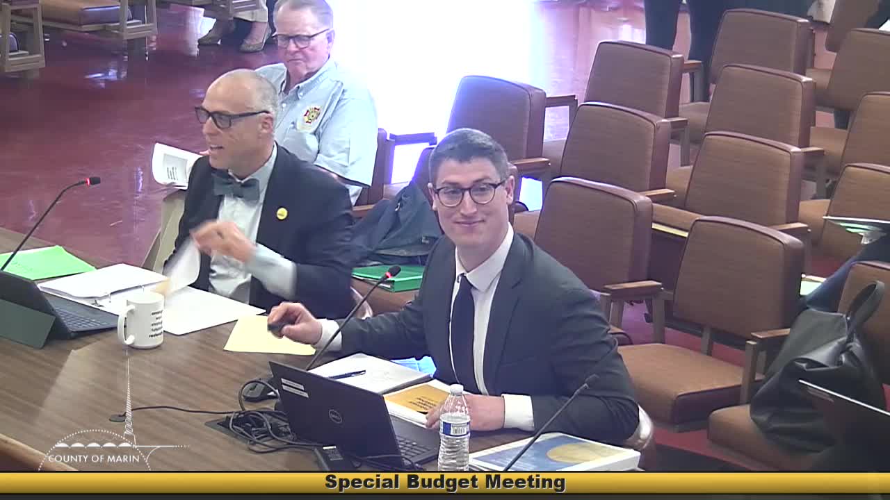 Marin supervisors open three-day budget workshop; staff present strategic scan and balanced forecast