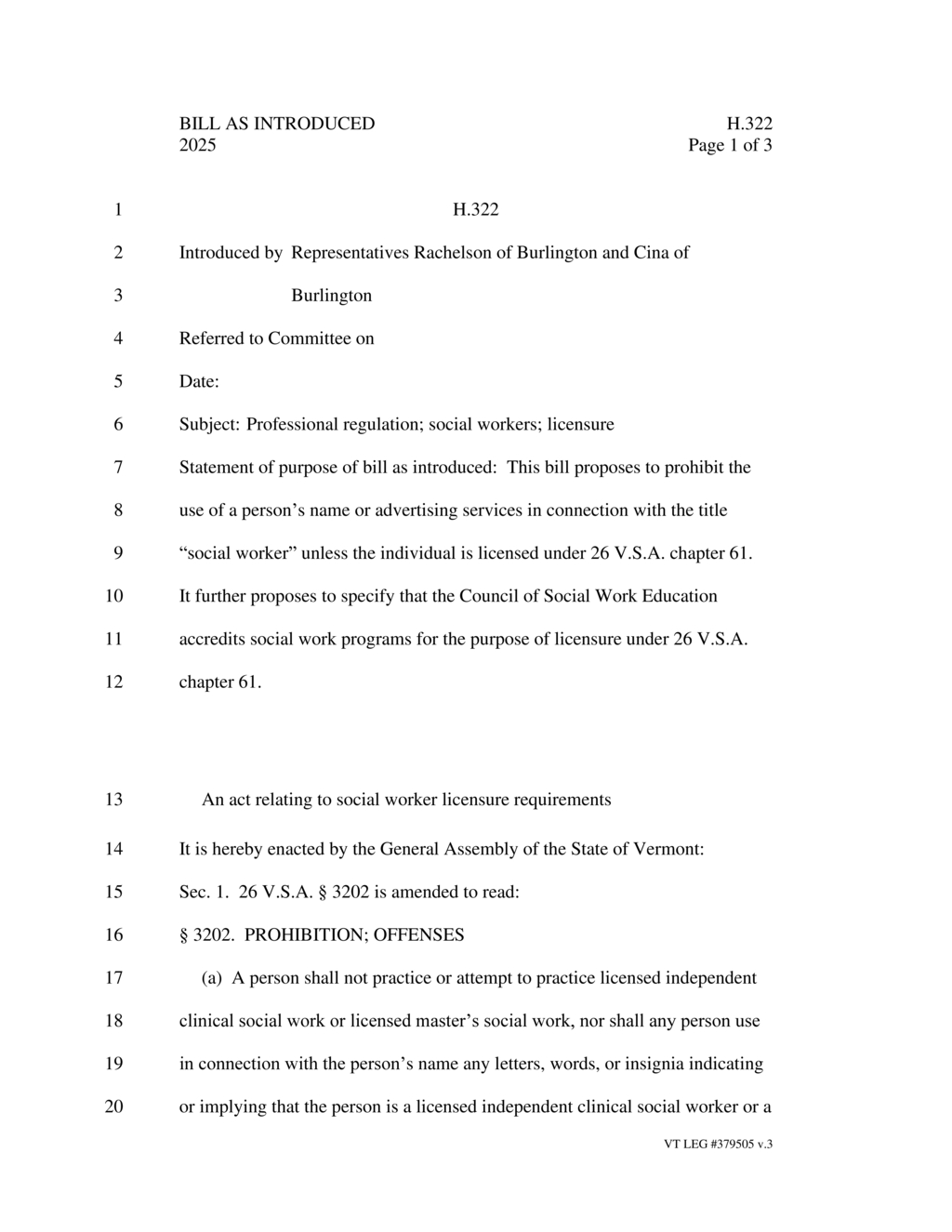 Vermont sets new licensure requirements for clinical social workers effective July 2025