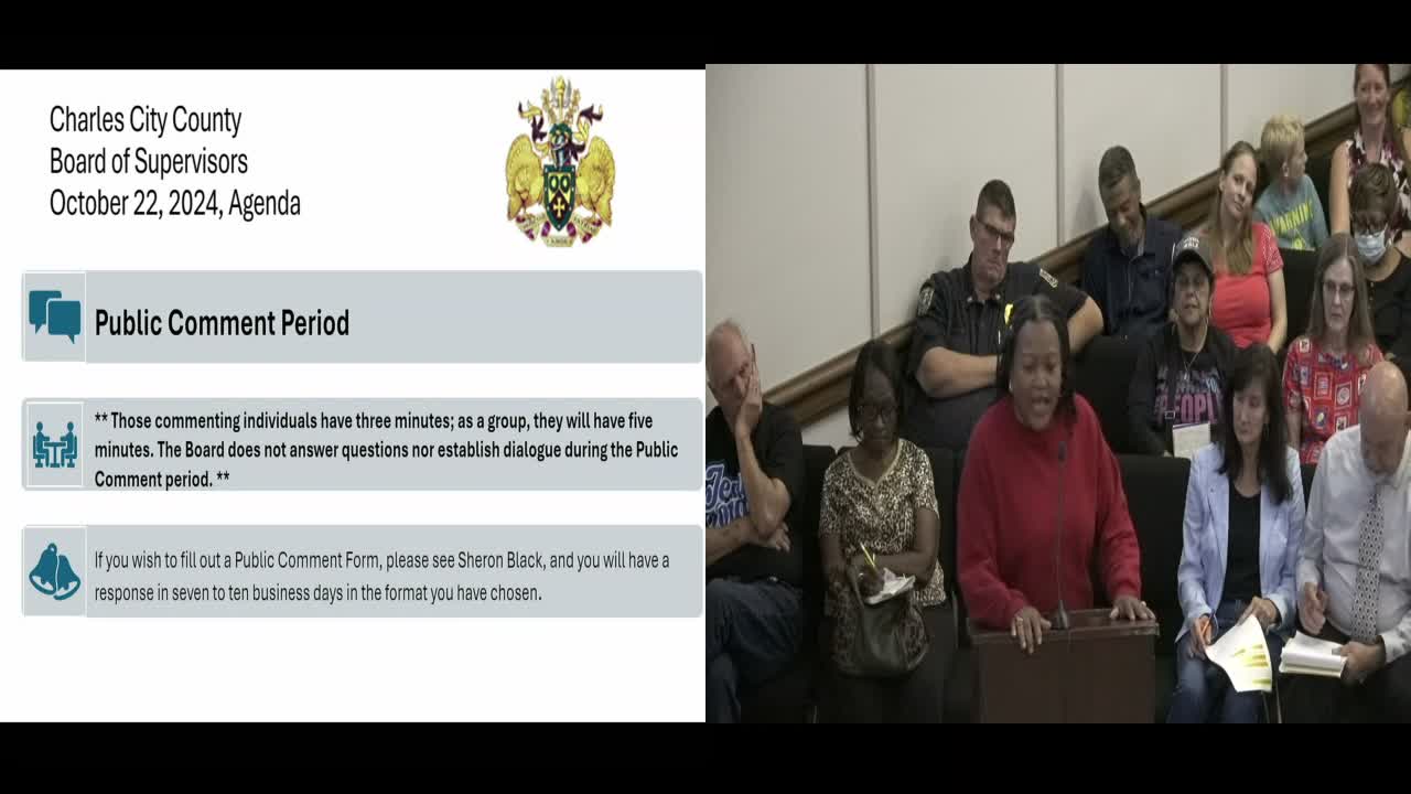 Charles City residents urge board to reconsider data center decision amid community concerns