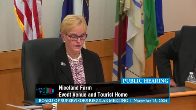 Supervisor supports land use plan for community events and solar farm