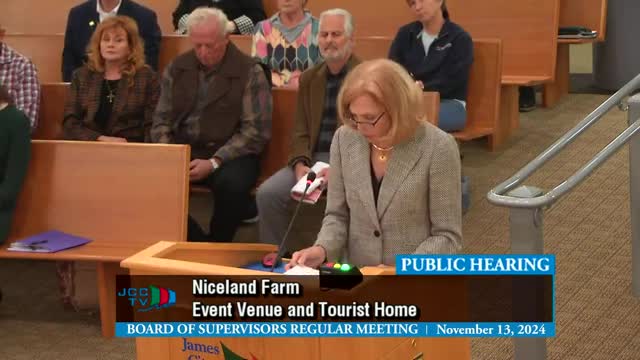 Residents voice concerns over noise and traffic for proposed Firetower Road venue