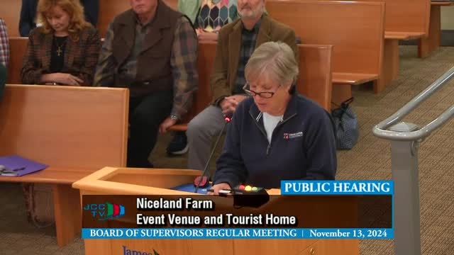 Gary Massey praises Niceland Farm's restoration and tourist potential