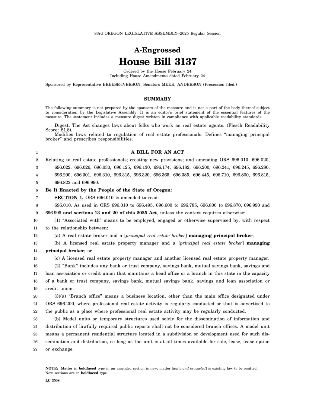 Oregon Real Estate Agency updates licensing rules for property managers and brokers
