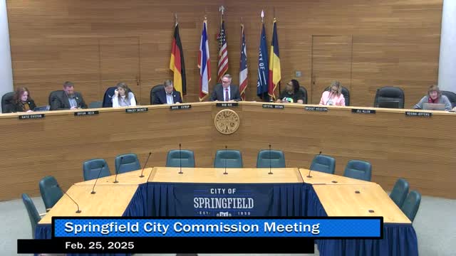 Springfield City Council approves $440K utility bill printing and homelessness agreements