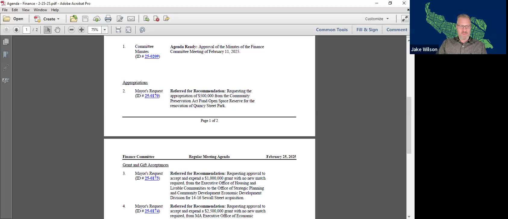 Finance committee to recommend $1 million state grant for Somerville Community Land Trust acquisition at Sewell Street