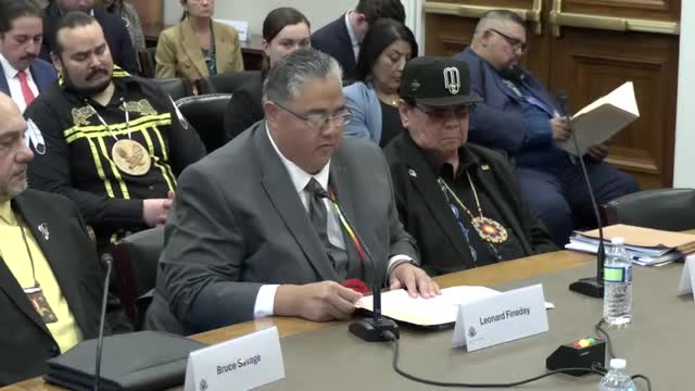 Mille Lacs Band Chief Wind urges Congress to improve Native American health funding
