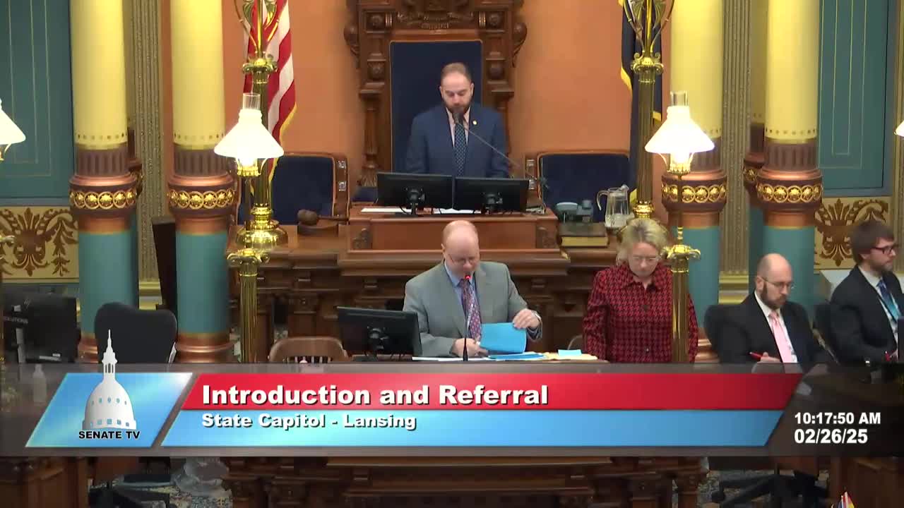 Michigan Senate reviews multiple bills on financial disclosure and public health codes
