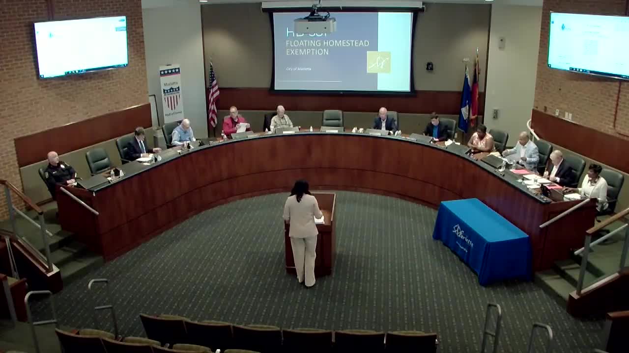 Marietta City Council opts out of HB 581 floating homestead exemption