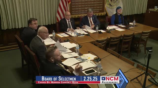 Norwood DPW updates on major infrastructure projects and budget concerns