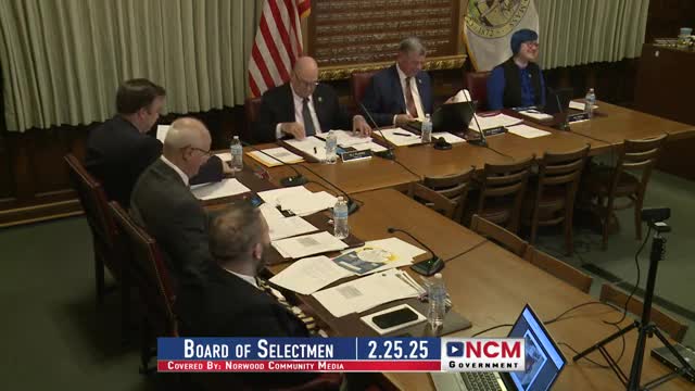 Norwood selects sidewalk overlay as capital priority; DPW updates on multi-million-dollar road, water projects