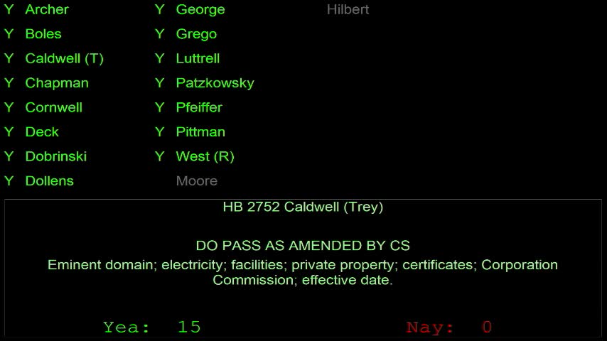 Energy and Natural Resources Oversight Committee: votes at a glance on 18 bills