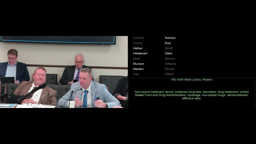 Representative Dempsey presents House Bill 1377 for veterans' alcohol discounts