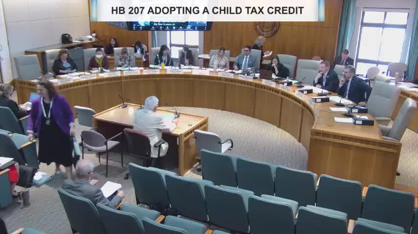 Committee amends HB207 to reinstate special‑needs definition for adoption tax credit, then temporarily tables the bill