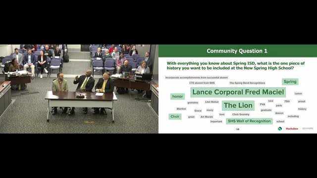 Spring ISD unveils design plans for new Spring High School facilities