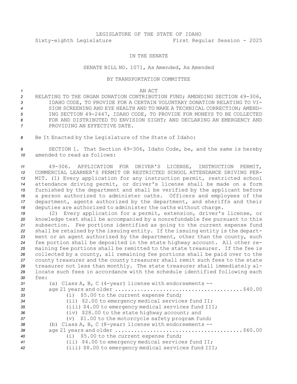 Idaho updates driver's license application requirements for commercial applicants