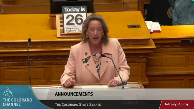 Colorado lawmaker celebrates cancer recovery and honors retiring colleague