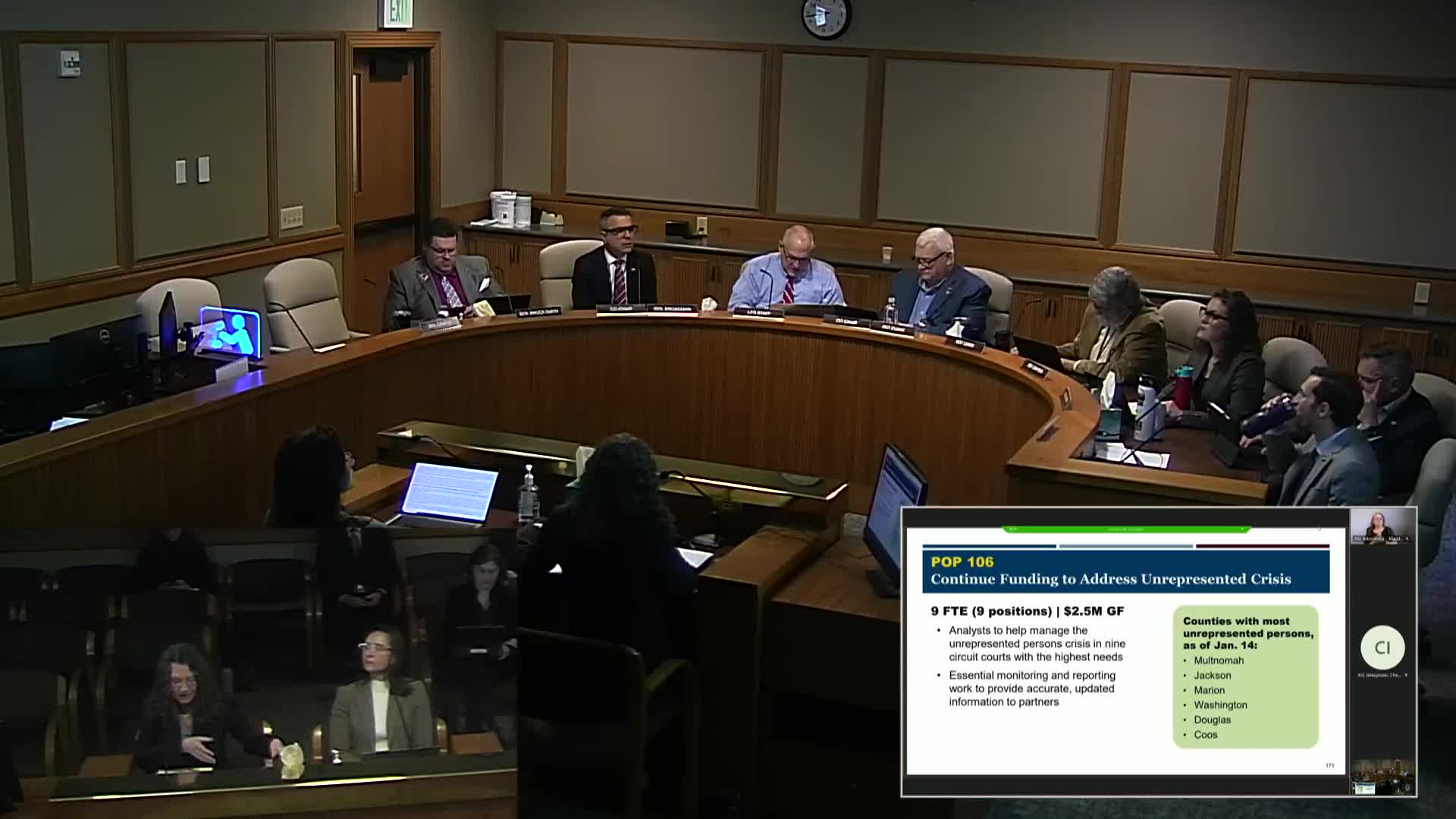Oregon courts seek funding for positions to address public defense crisis