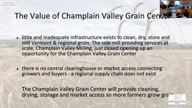 Vermont farmers advocate for organic grain production to enhance local agriculture