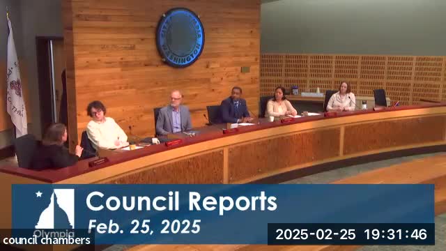 Olympia City Council discusses workers' bill of rights and police auditor candidates