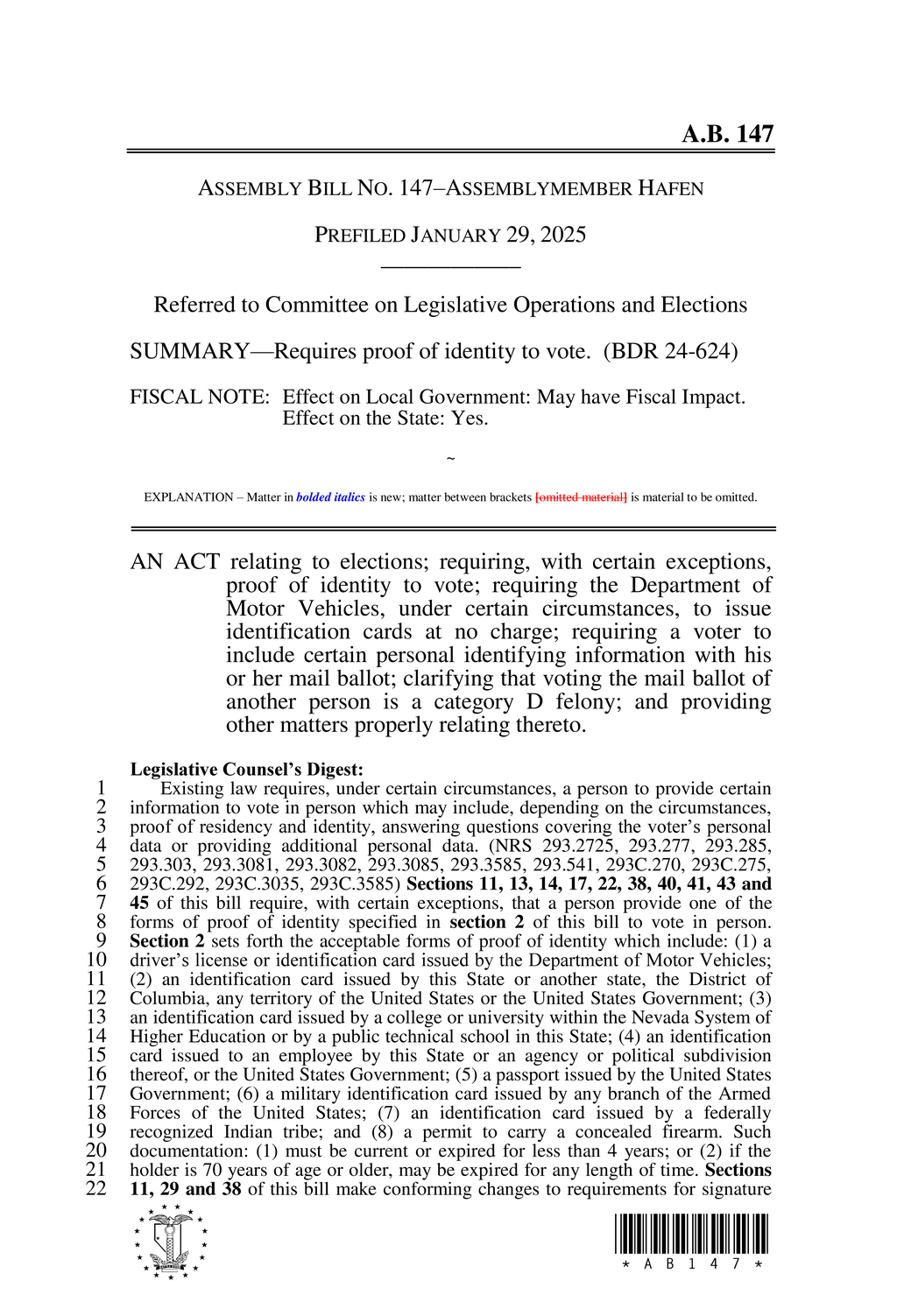New voting regulations mandate ID requirements for mail-in ballots