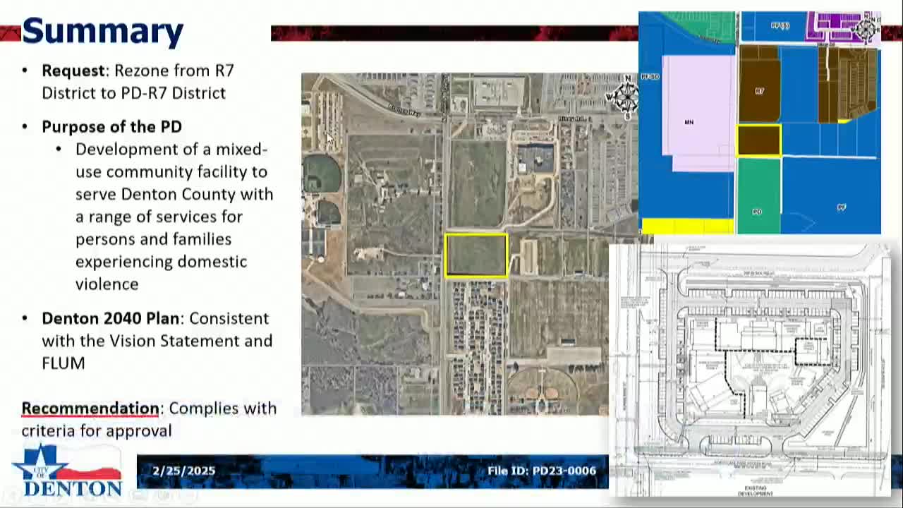 Denton city planners propose mixed use community facility on Bonnie Brae